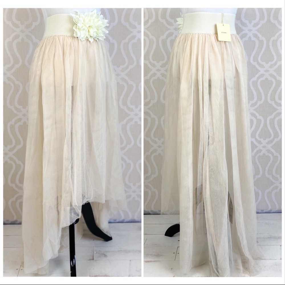 Ballet Tulle Wrap Overlay Skirt - Picture 7 of 8